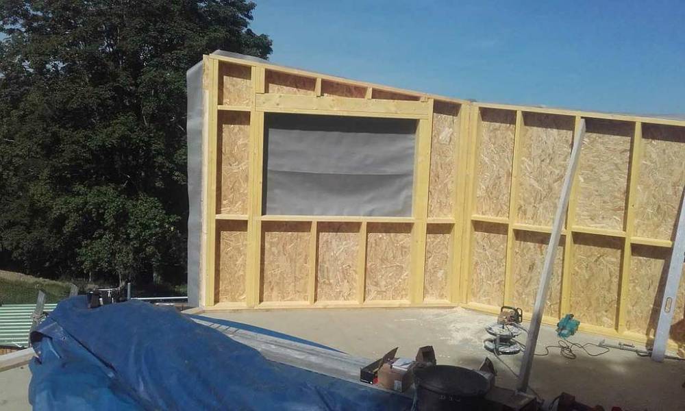 Création d'une terrasse en bois